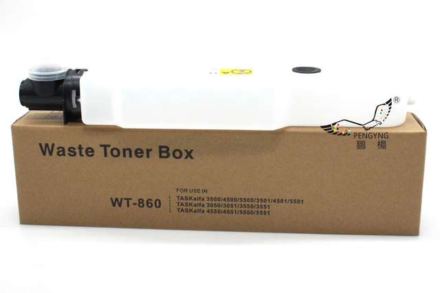 Caja de tóner residual Kyocera WT-860 de alta calidad para FS-8650